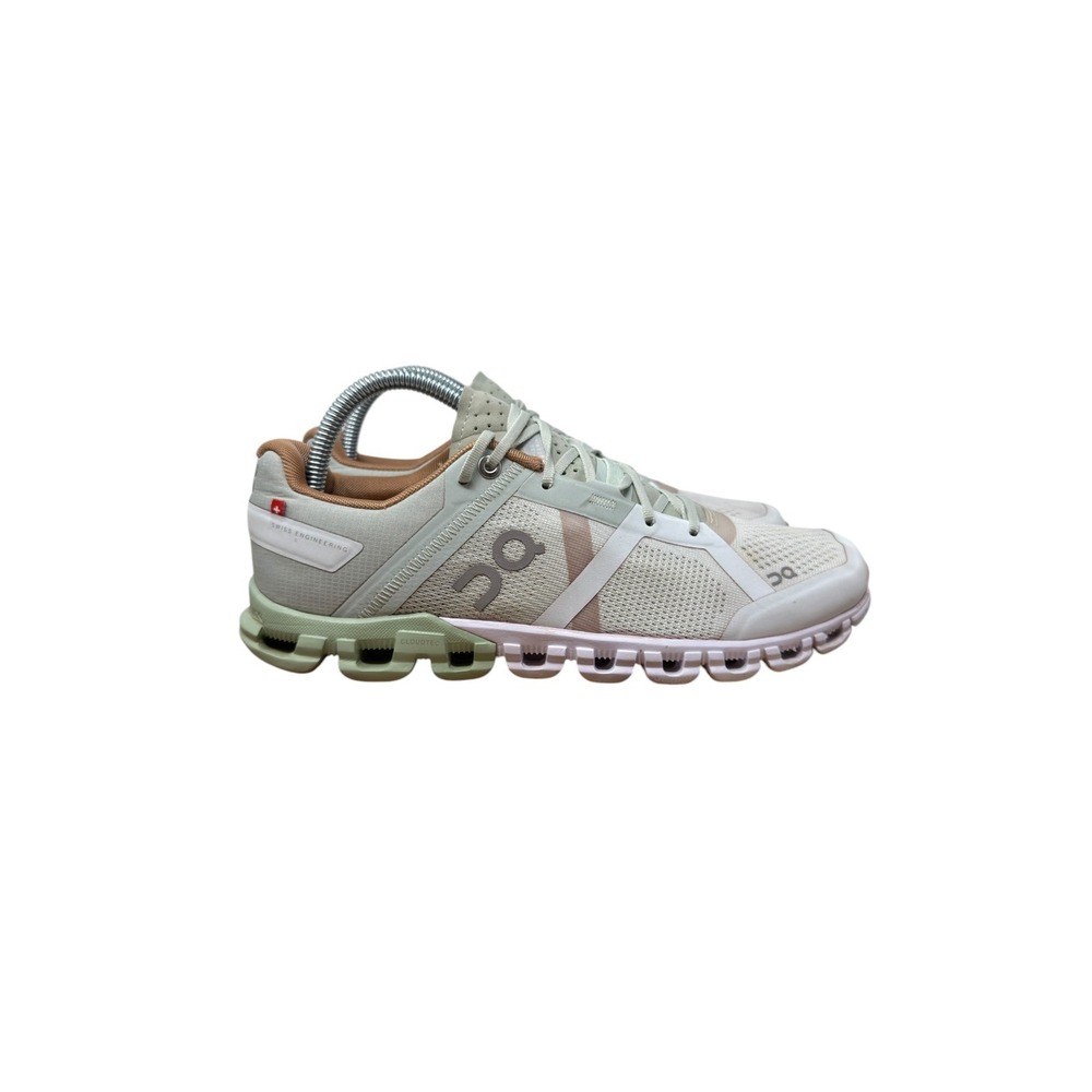 On Running Women's Sneakers in Light Sage, Cream & Tan - Picture 2 of 10